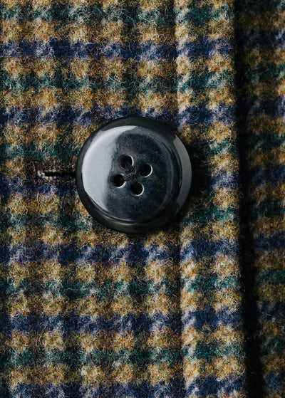 Veste laine pied-de-poule