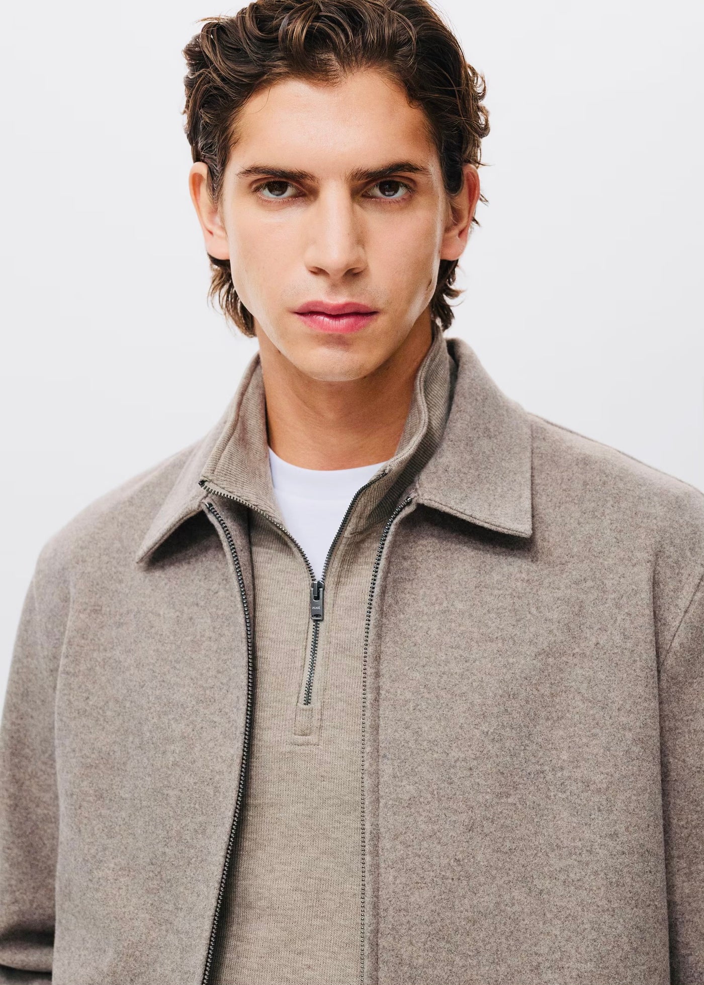 Veste en tissu à poches à rabat