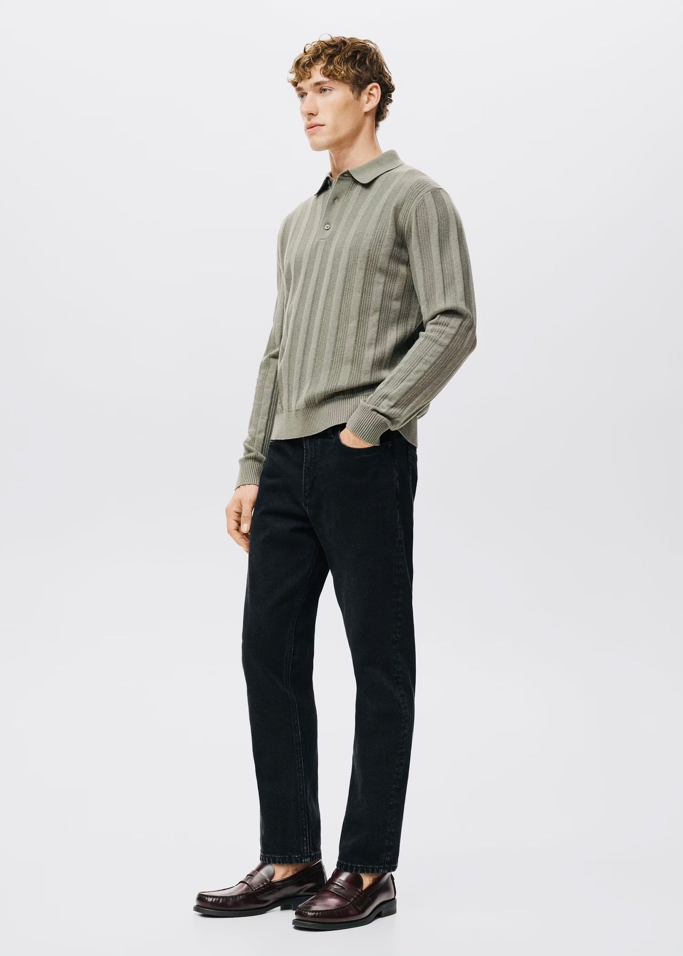 Jean Ben Cropped Tapered-Fit Mango