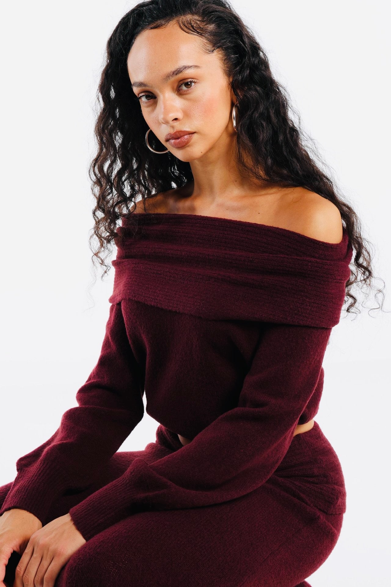 Pull à Épaules Libres