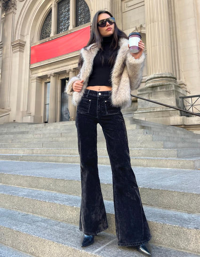 BLOUSON FAUSSE FOURRURE