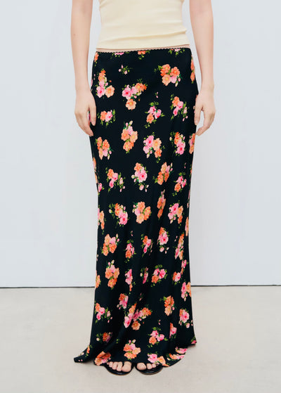 Jupe fleur fini dentelle