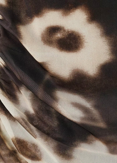 T-shirt Floral avec Foulard