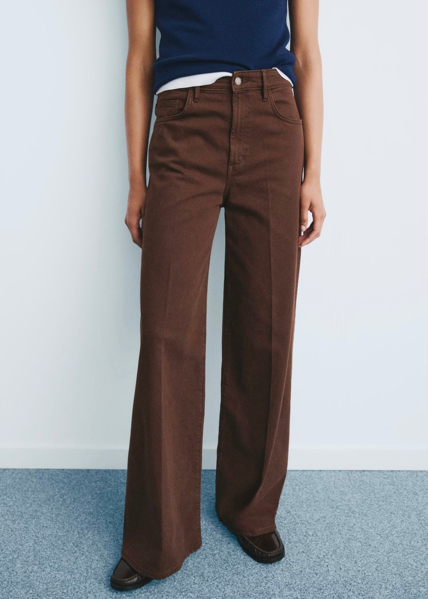 Jean Large Taille Haute