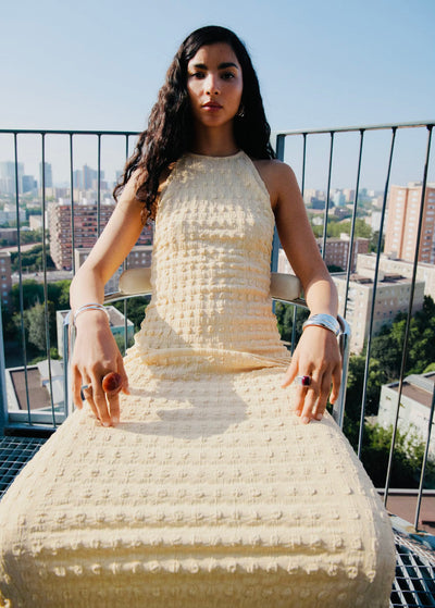 Robe Crêpe Emmanchures Américaines