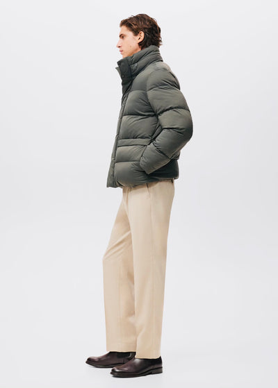 Anorak matelassé à capuche déperlant