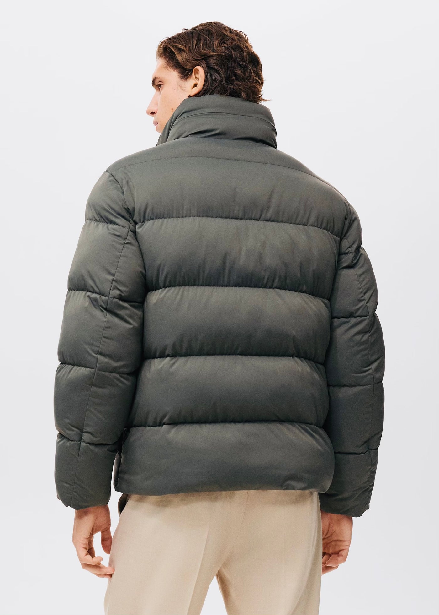 Anorak matelassé à capuche déperlant