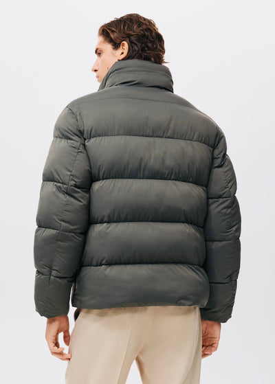 Anorak matelassé à capuche déperlant