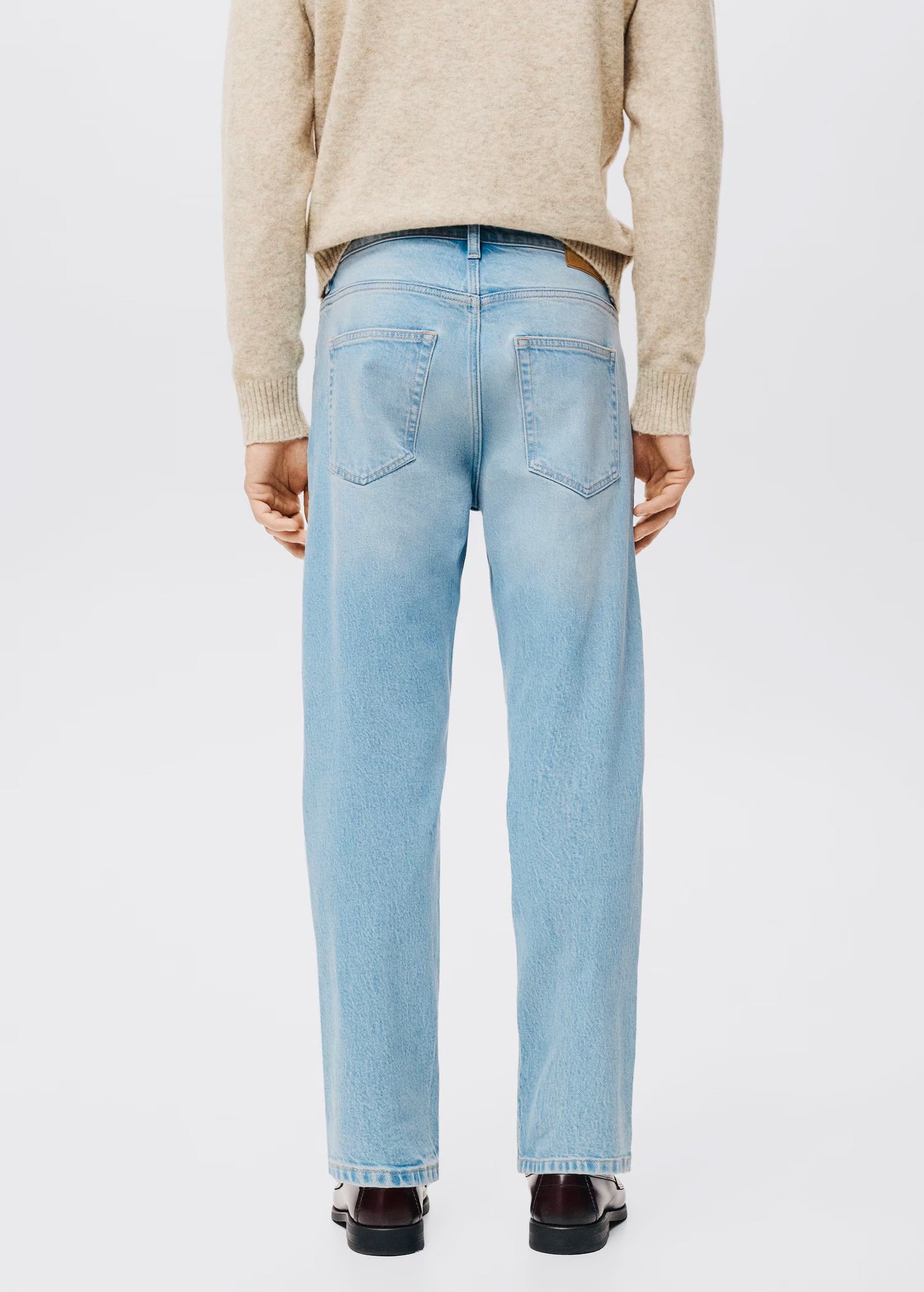 Jean Ben Cropped Tapered-Fit Mango