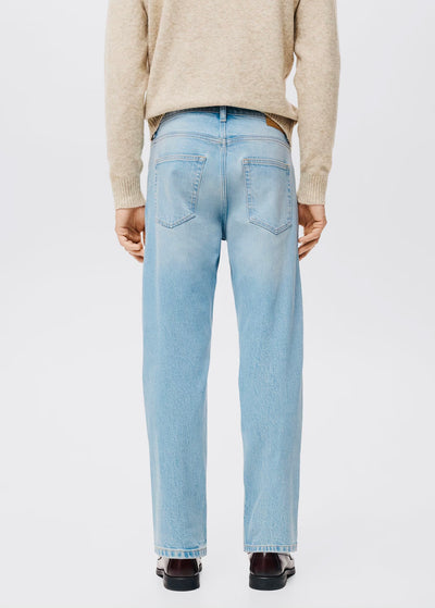 Jean Ben Cropped Tapered-Fit Mango