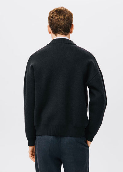 Cardigan maille relaxed-fit