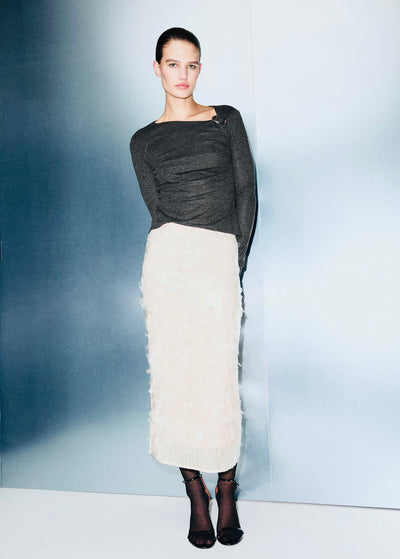 T-shirt à Détail Métallique