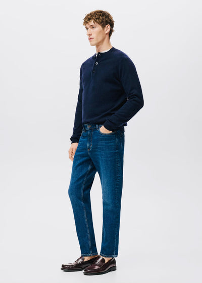 Jean Ben Cropped Tapered-Fit Mango