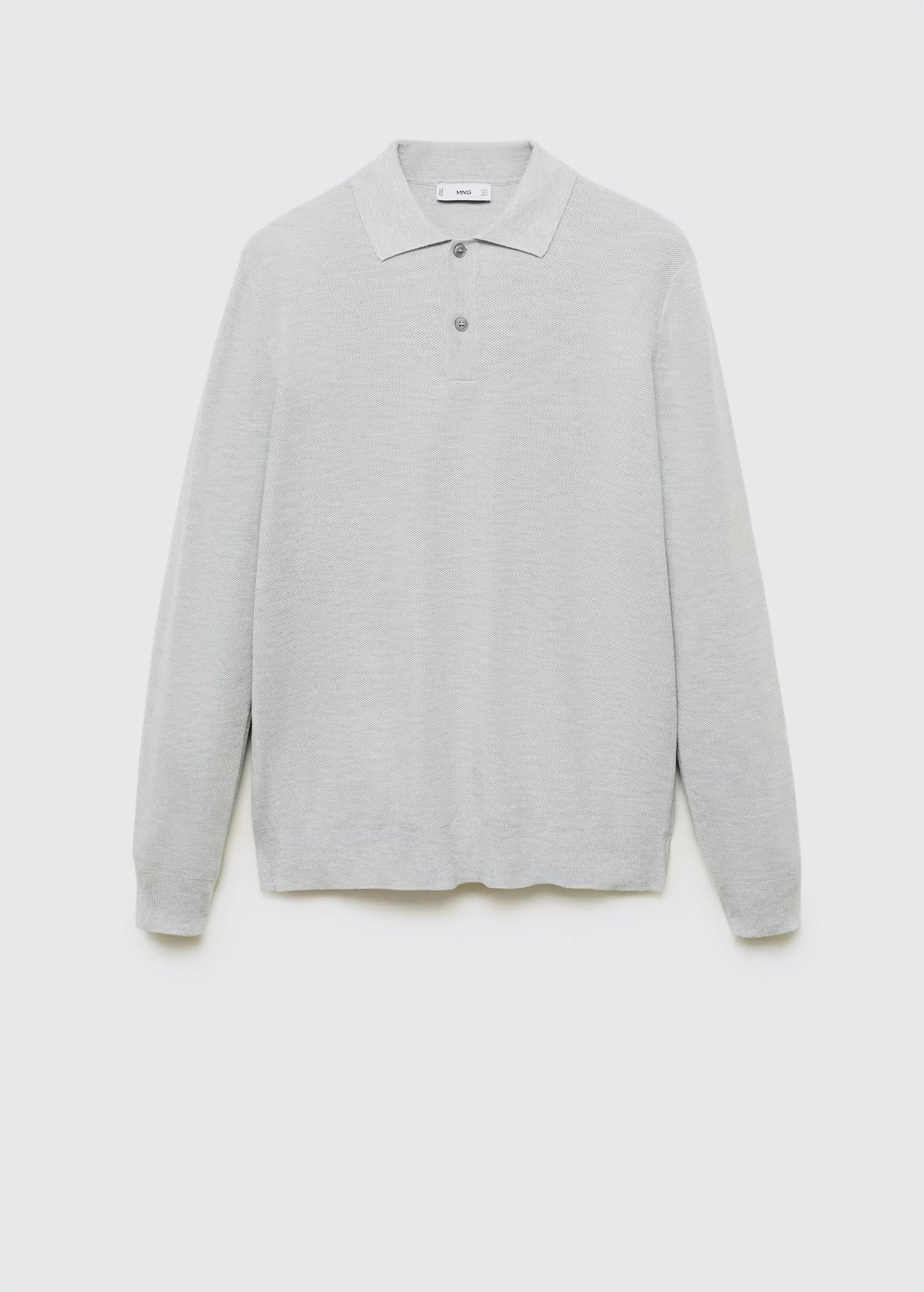 Pull over polo coton microstructure
