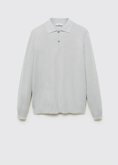 Pull over polo coton microstructure