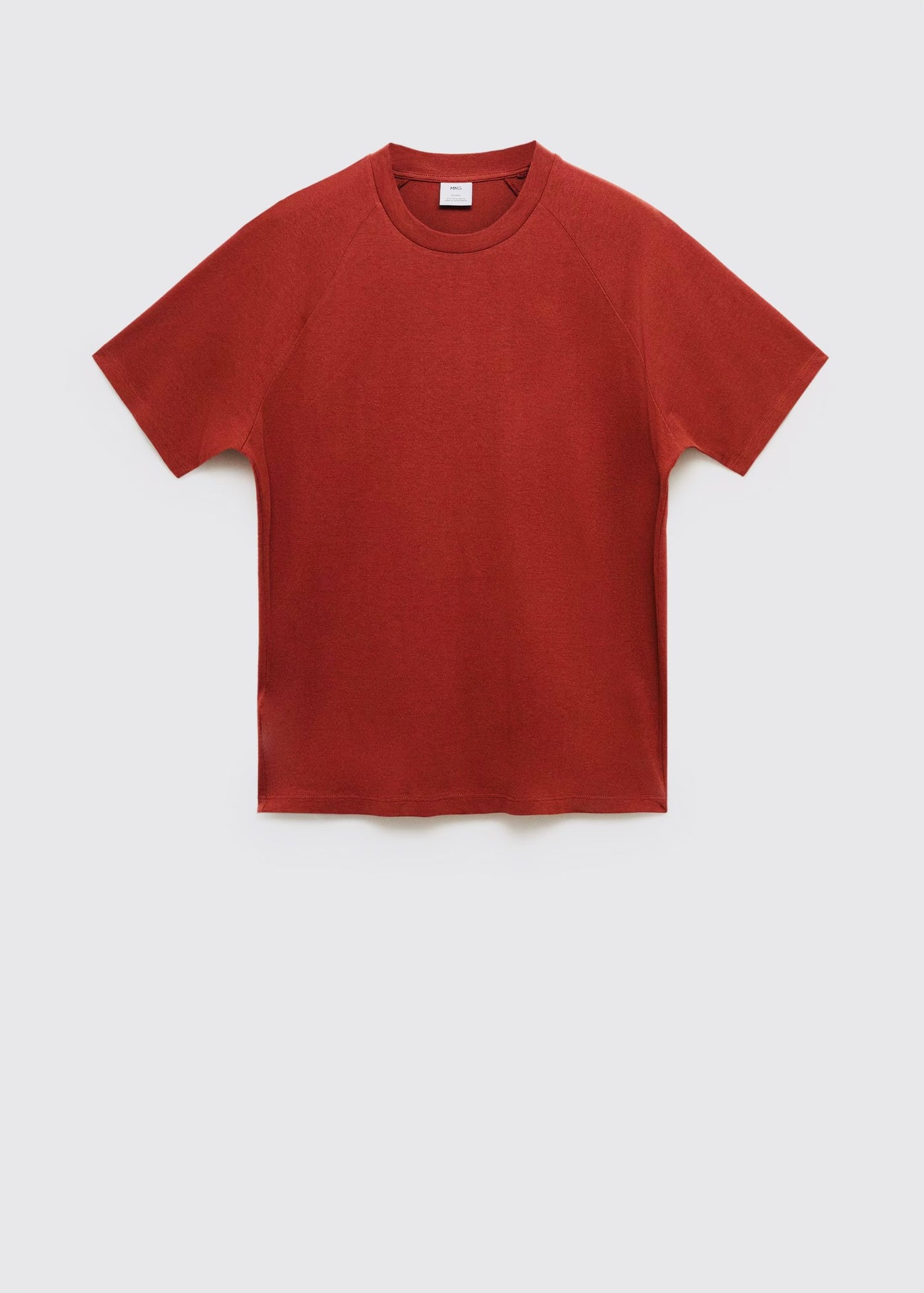 T-Shirt Coton Lin Relaxed-Fit Mango