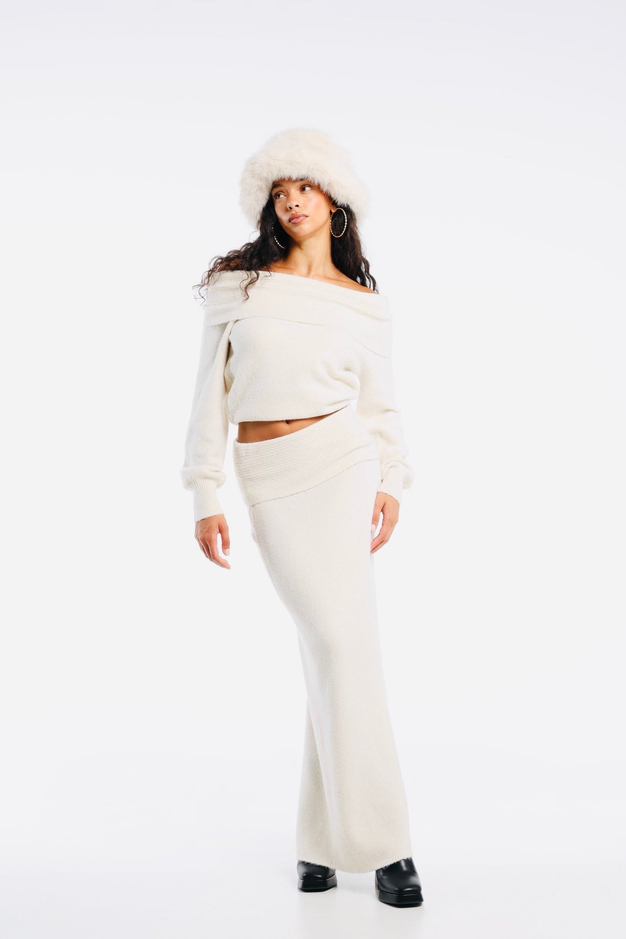 Pull à Épaules Libres