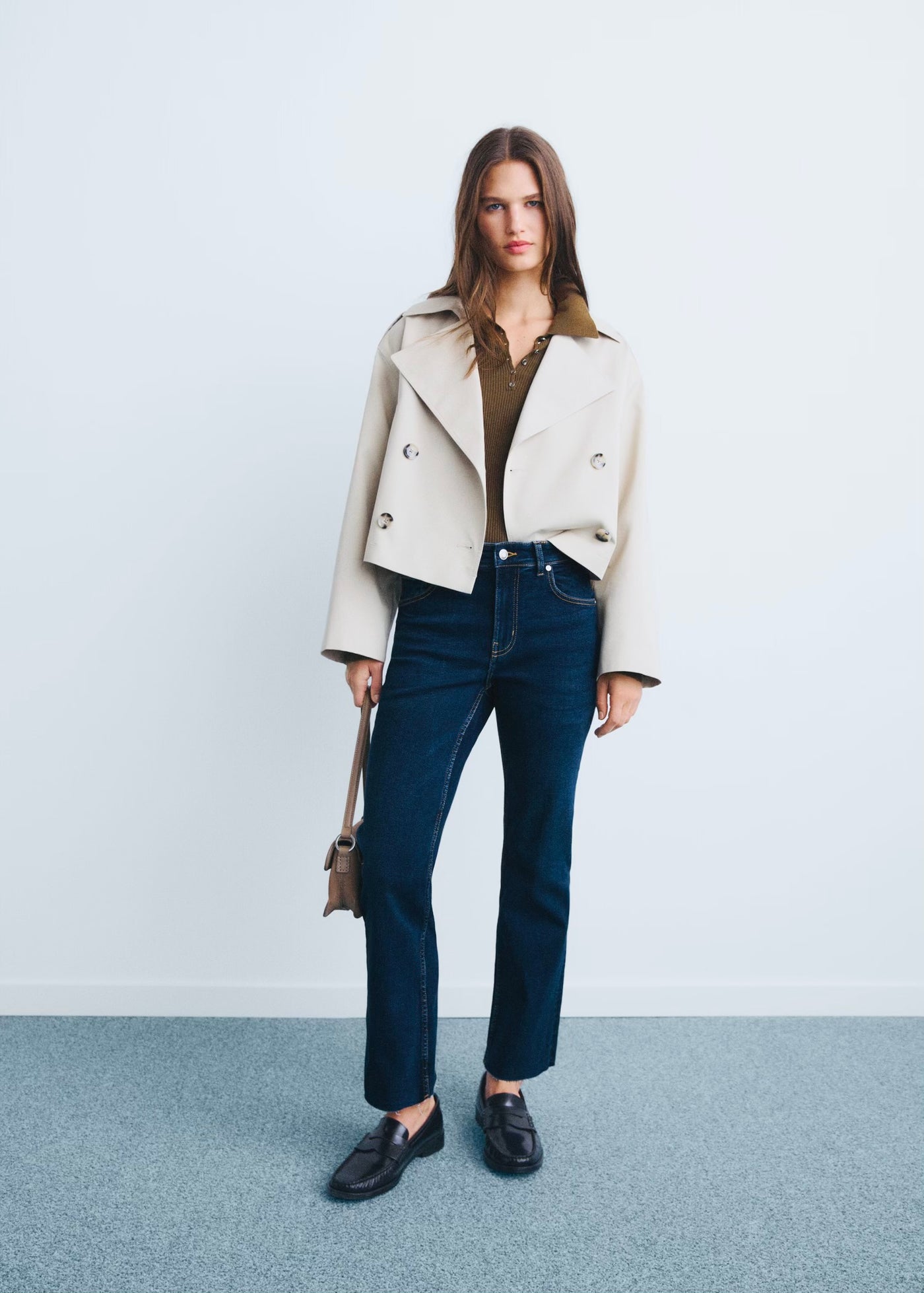 Jean Sienna Flare Crop