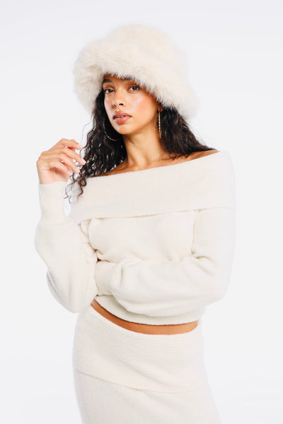 Pull à Épaules Libres