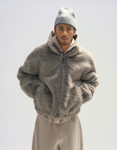 BLOUSON FAUSSE FOURRURE