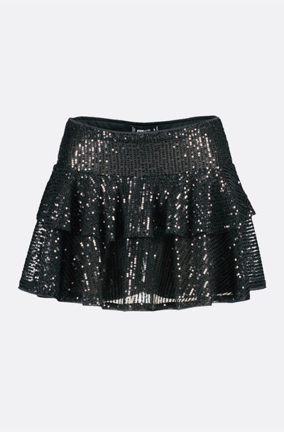 Jupe mini avec paillettes