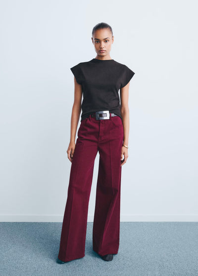 Jean Large Taille Haute