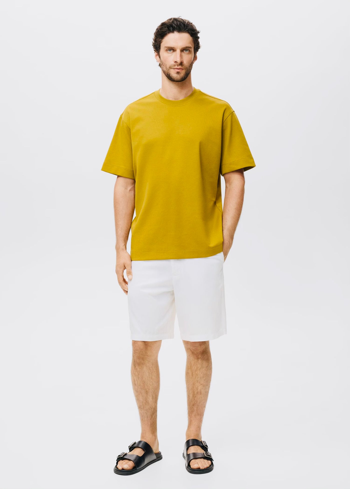 T-Shirt Tissu Sweat Coupe Décontractée