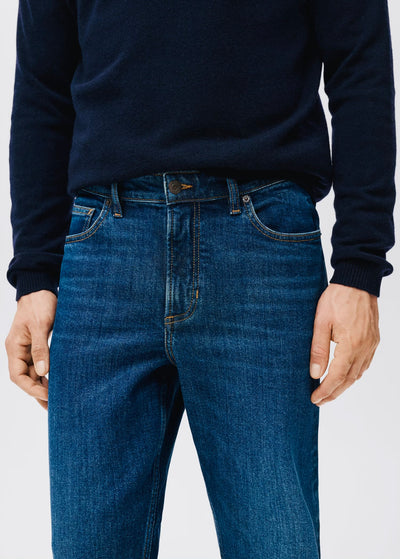 Jean Ben Cropped Tapered-Fit Mango