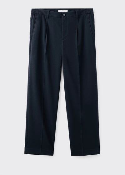 Pantalon Flanelle Regular-Fit à Pinces