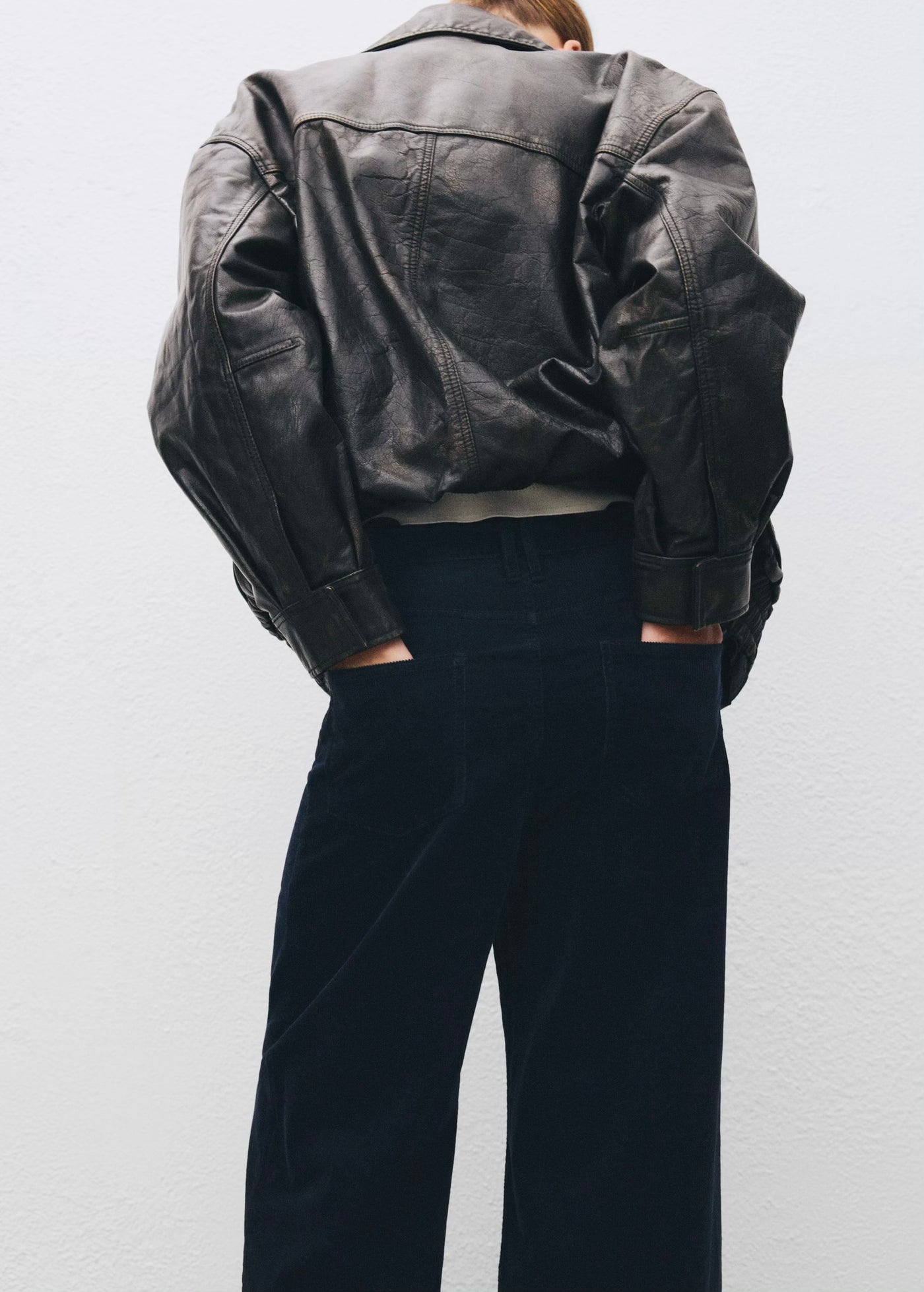 Jean Large en Velours Côtelé