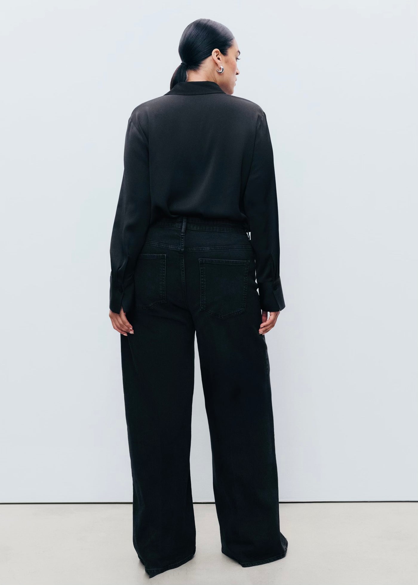 Jean Large Taille Haute