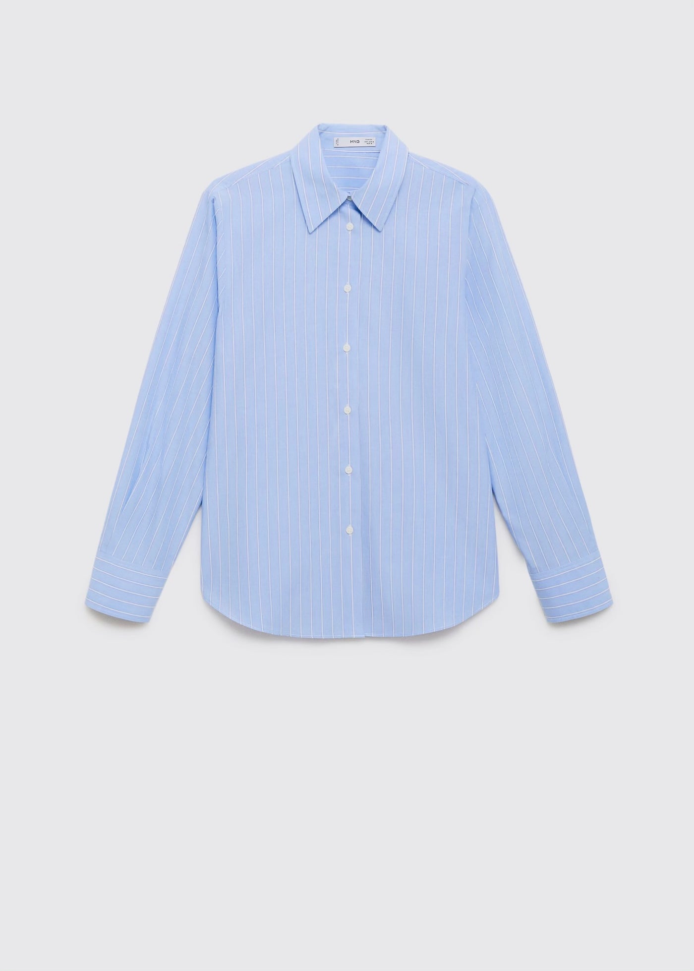 Chemise Droite Mélange Coton et Lyocell