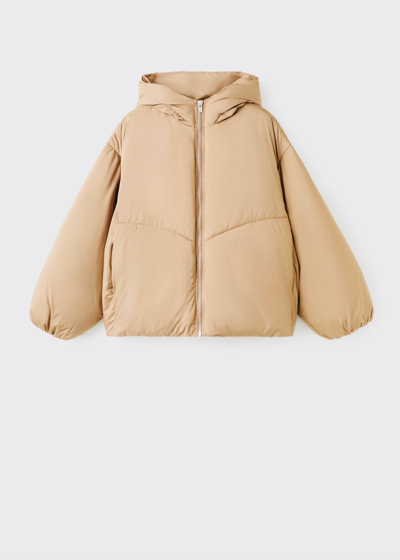 Anorak court oversize capuche
