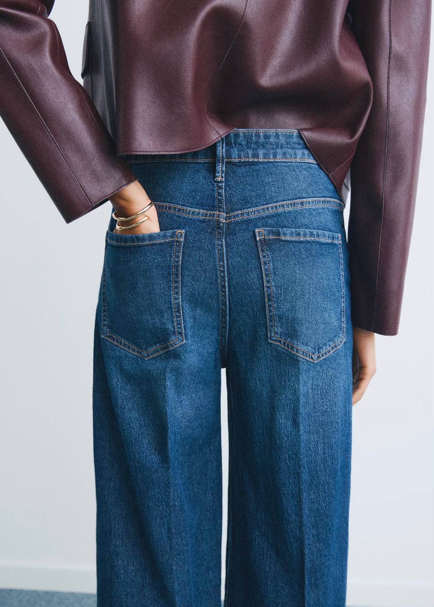 Jean Large Taille Haute