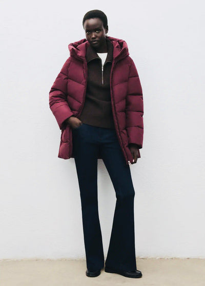 Anorak matelassé avec capuche