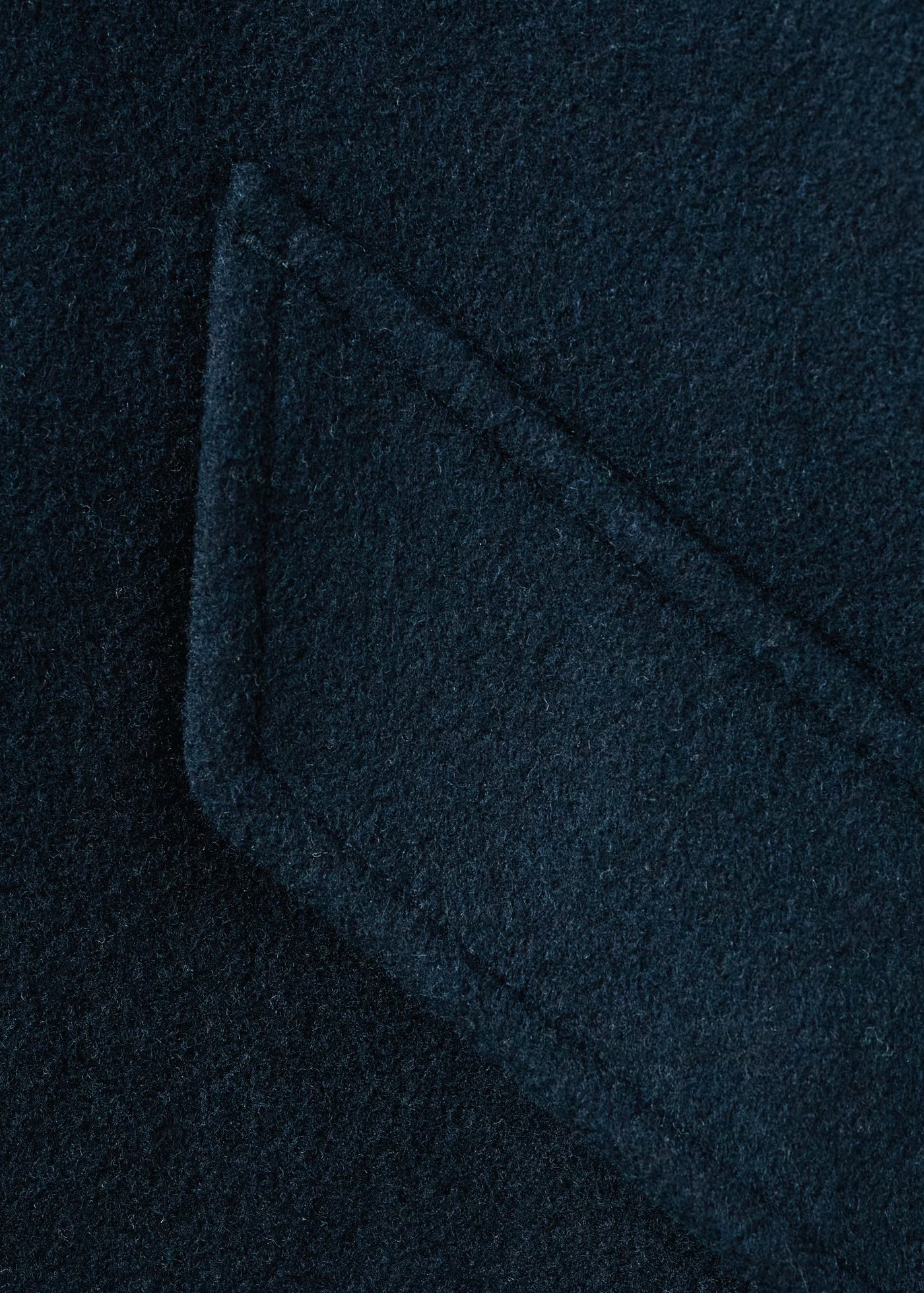 Manteau croisé en laine mélangée