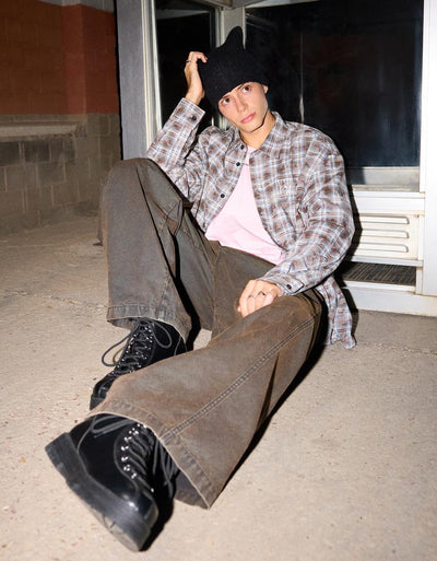 Bottine à Détails Métalliques