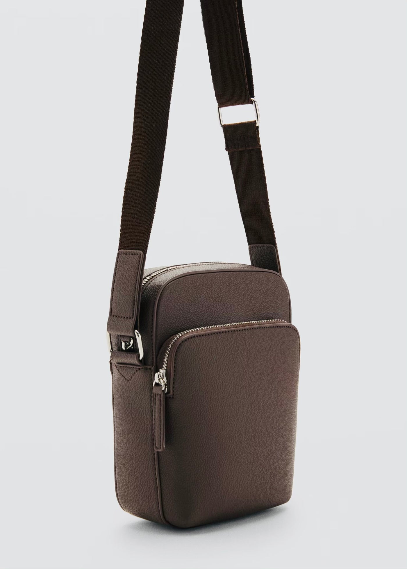 Sac bandoulière simili-cuir effet grainé Mango