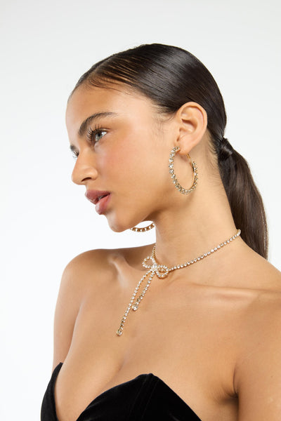 SET DE CRÉOLES AVEC STRASS