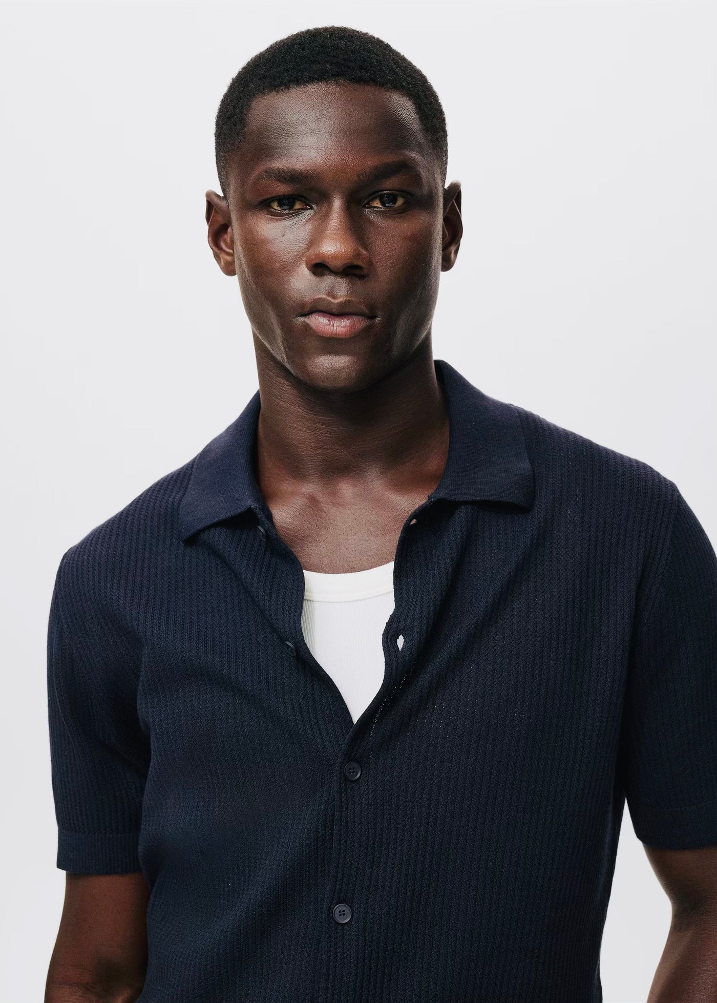 Chemise Maille Côtelée