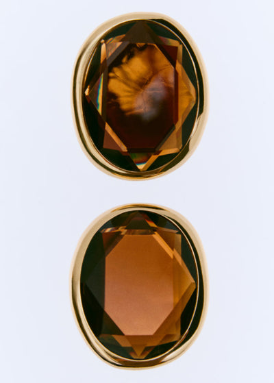 BOUCLES D’OREILLES OVALES RÉSINE