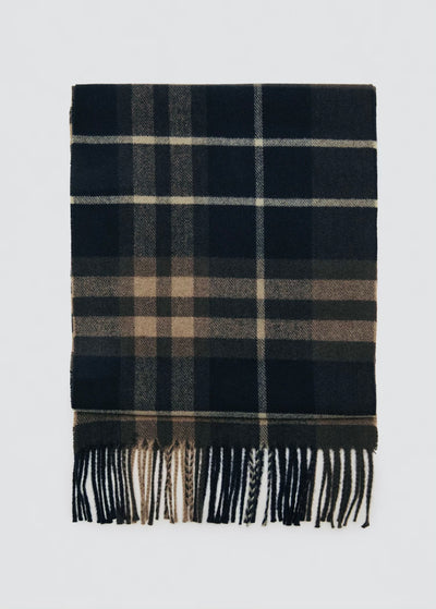 ÉCHARPE CARREAUX ÉCOSSAIS FRANGES