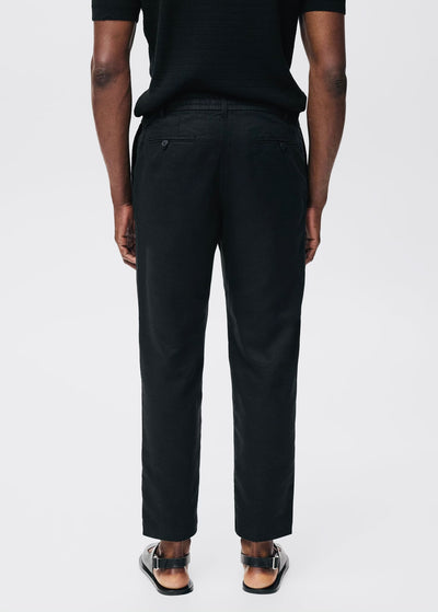 Pantalon Slim Fit Lin avec Cordon