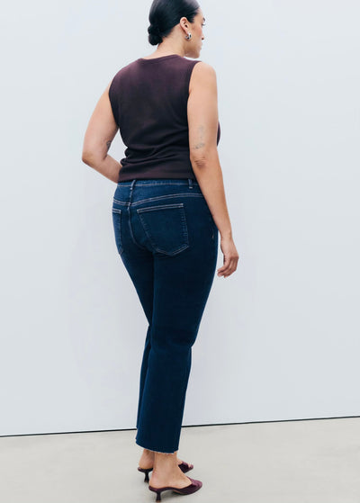 Jean Sienna Flare Crop