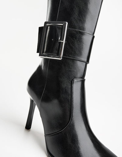 Botte à talon et boucle