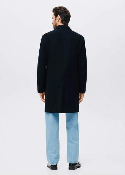 Manteau long en laine