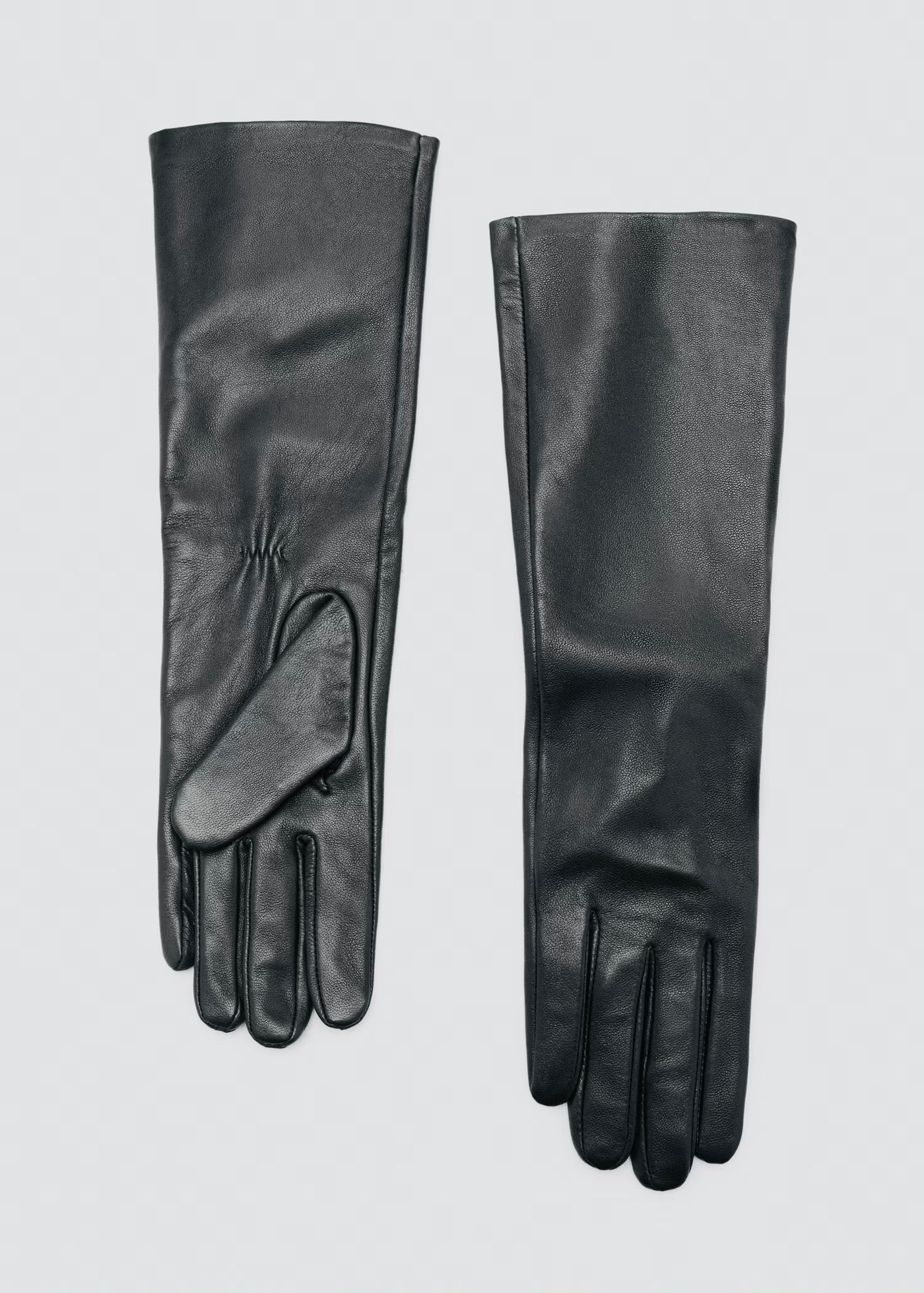 gants longs en cuir
