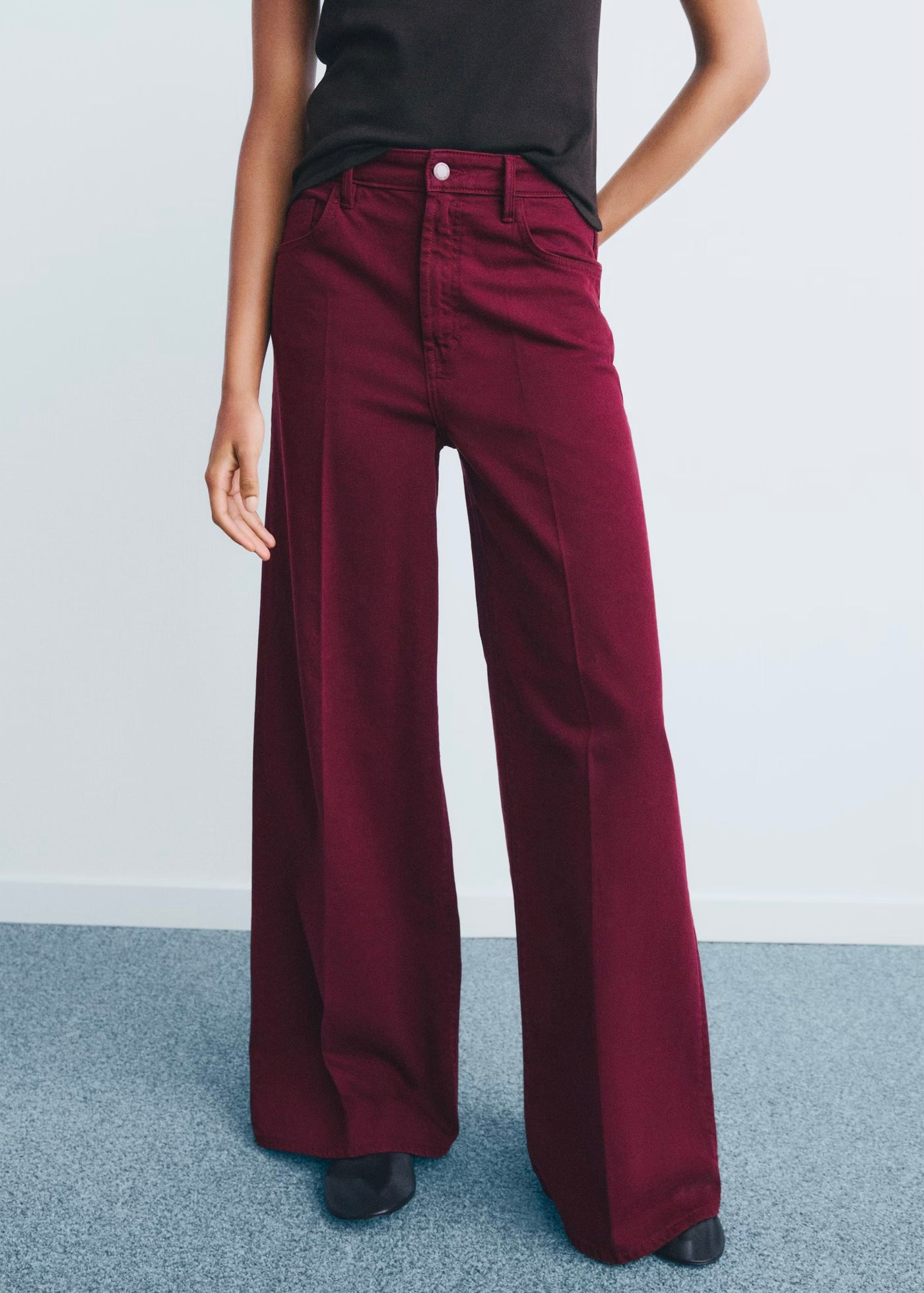 Jean Large Taille Haute