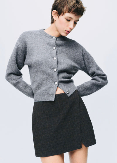 Cardigan en maille épaisse à boutons