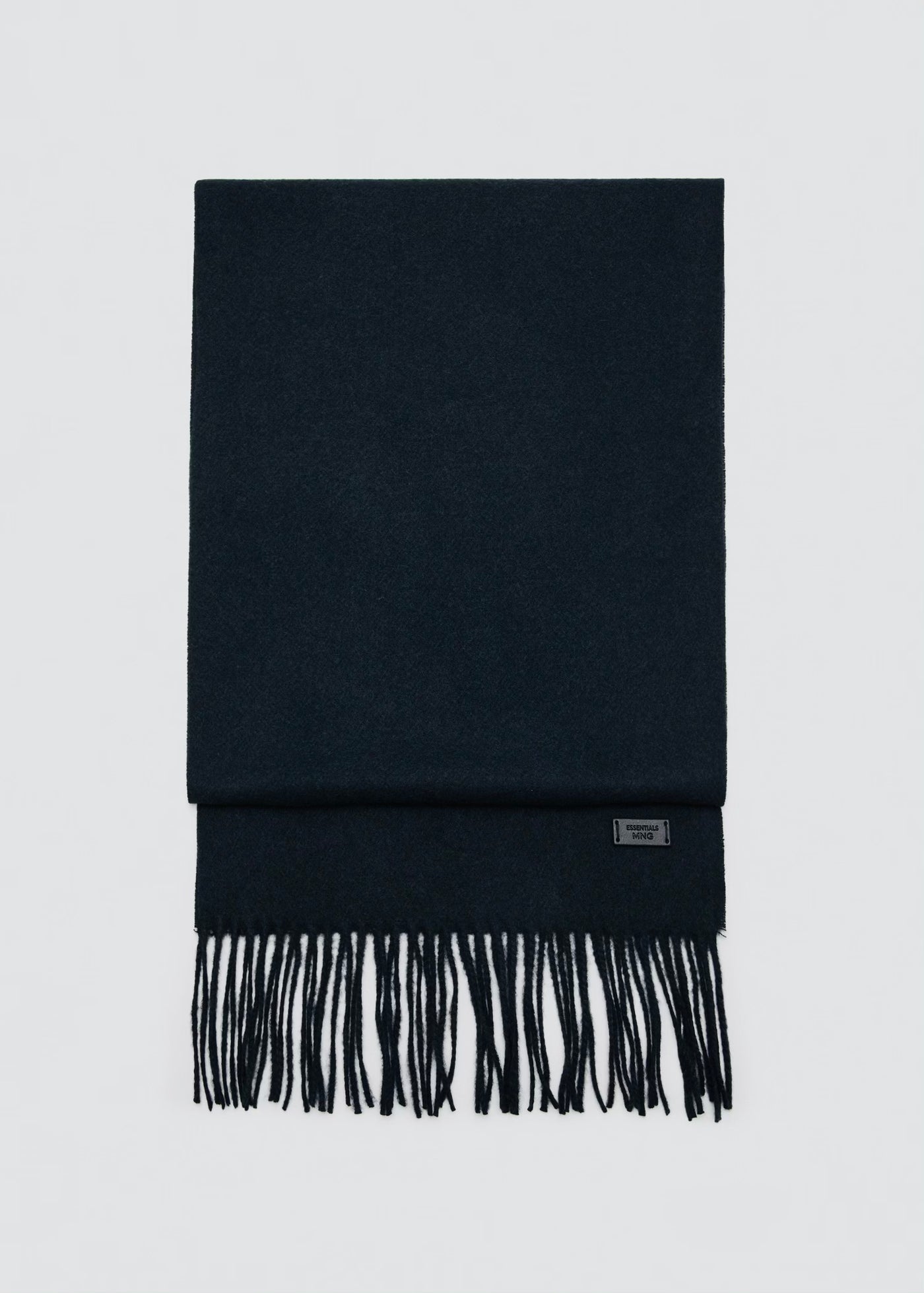 ÉCHARPE UNIE À FRANGES